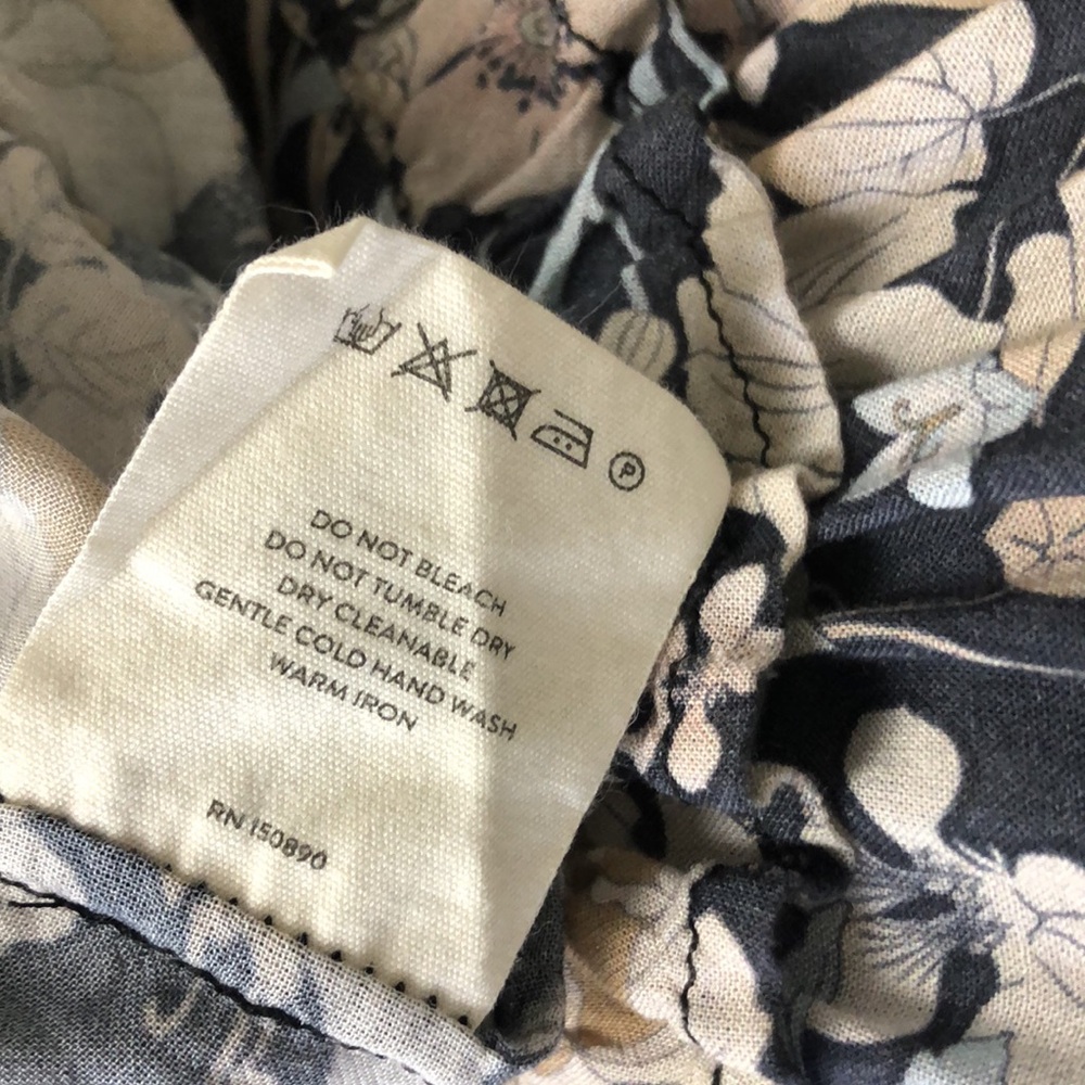 SPELL & THE GYPSY Collective Floral Maxi Skirt - Black and Cream Size M/L - Picture 9 of 11